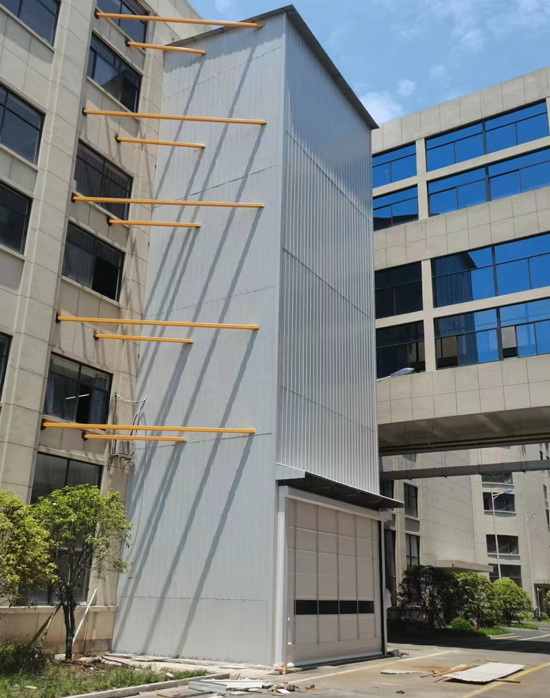 平顶山带外防护导轨式升降机